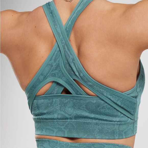 GymShark ADAPT ANIMAL SEAMLESS SPORTS BRA | size Medium - Picture 8 of 8